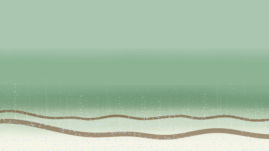 Belüftung an der Grenzschicht zwischen Sediment und Wasserkörper