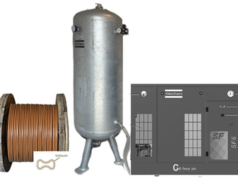 The whisper-quiet premium solution: Drausy® system with screw compressor and compressed air tank